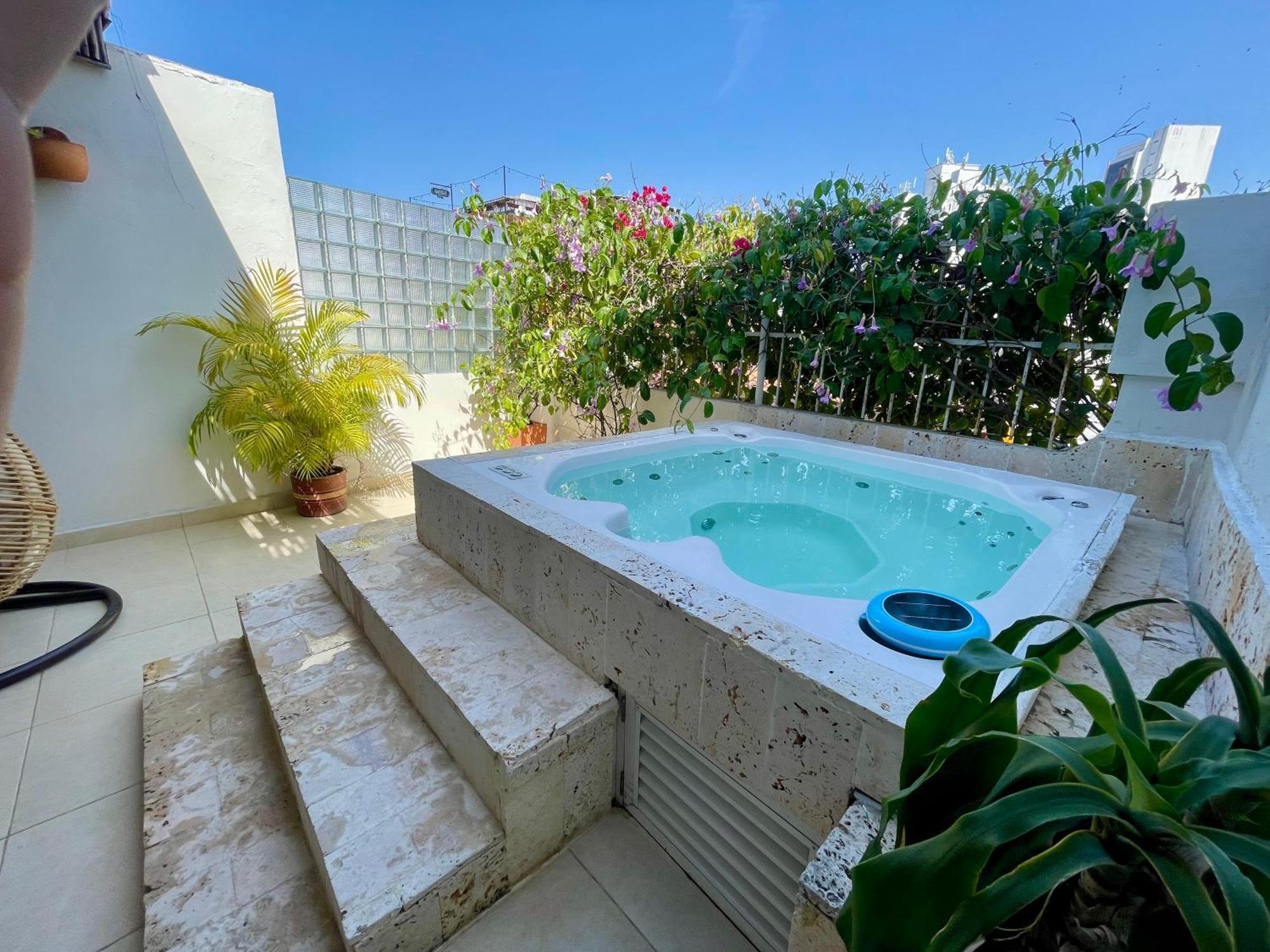 Casa Badillo 4 3br Crazy Rooftop Oldcity Jacuzzi Ac Hottub Wifi Apartamento